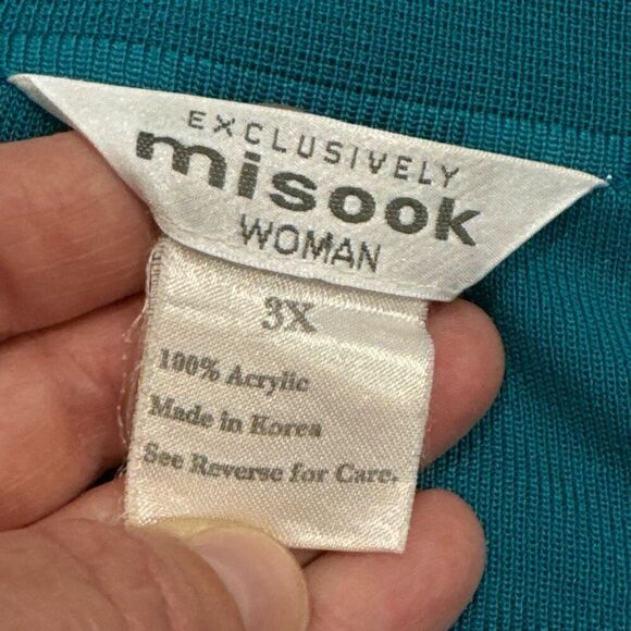 Misook open cardigan size 3x - Picture 2 of 3